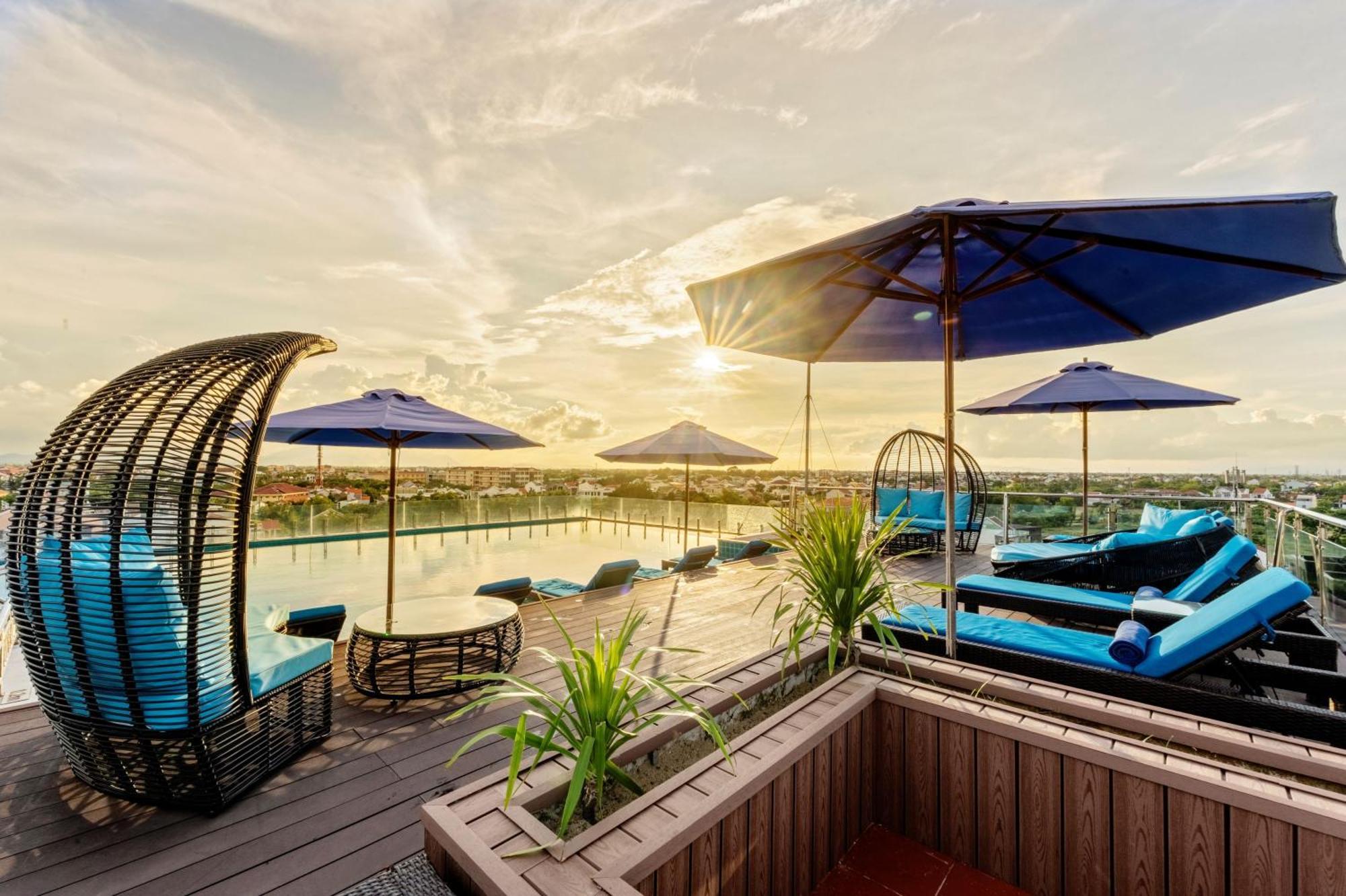 Qualia De Hotel Hoi An - Rooftop Bar City View エクステリア 写真
